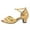 Gold, variant on Womens Latin Dance Shoes Block Heels Ballroom Performance Dance Shoes Dress shoes for weding Party