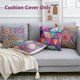 thumbnail image 3 of Un paquete de 4 fundas de cojín decorativas de 45 x 45 cm, fundas de almohada cuadradas de estilo bohemio con mandala moderno, fundas de almohada de lino y algodón, sofás, camas, sillas, automóviles,, 3 of 5