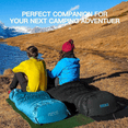 thumbnail image 6 of Warm and Washable 3–4 Season Mummy Sleeping Bag for Adults – 15 ° F to 45 ° F, Black, Compressible, Synthetic Insulated, 6 of 7