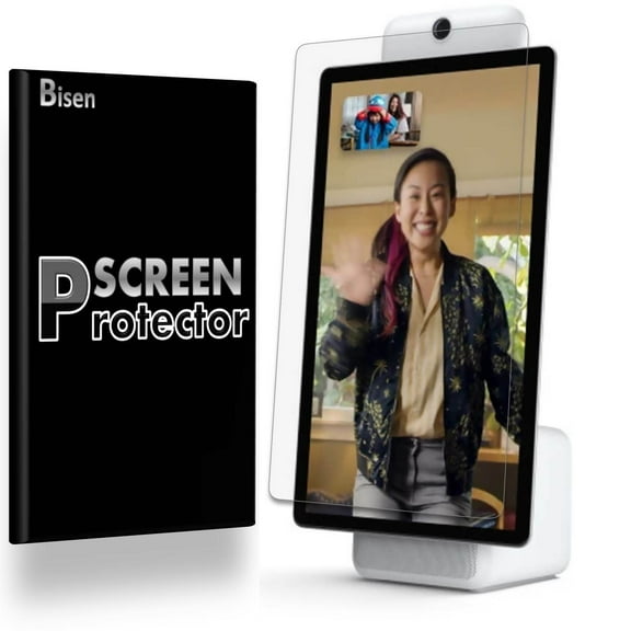 [3-Pack] For Facebook Portal Plus [BISEN] Screen Protector, Anti-Glare Matte, Anti-Fingerprint, Anti-Scratch