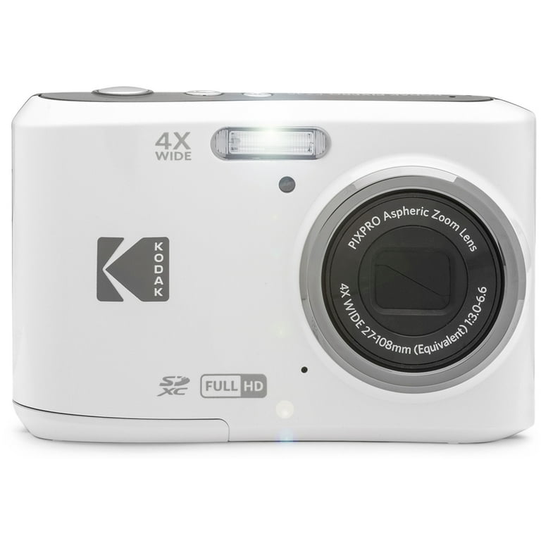 KODAK PIXPRO FZ45ホワイト☆新品☆SDカード付き♪ Kodak PIXPRO FZ45 16MP Digital Camera White Bundle with Lexar