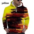 thumbnail image 2 of Sudaderas con capucha personalizadas para hombre, con estampado 3D en blanco y negro, estilo hip hop, de manga larga y talla grande, 2 of 4