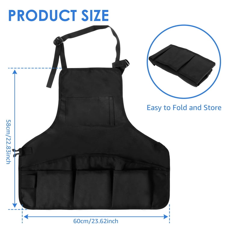 NUAHRHY Work Apron Waterproof 600D Oxford Cloth House NUAHRHY Work Apron Waterproof 600D Oxford Cloth House