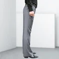 thumbnail image 5 of Pantalones de traje de hombre de talla grande marrón Pantalones rectos de verano para hombre Elegante estilo coreano 2024 Ropa clásica Reseñas Muchas, 5 of 5