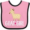 thumbnail image 3 of Inktastic Goat Girl Farm Animal Girls Baby Bib, 3 of 4