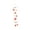 Red, variant on Mirror Wind Chime With Wooden Beads And Shells, Handmade Iron Wind Chime For Home Decor, Balcony Or Window Hanging, Green, 55x10cm