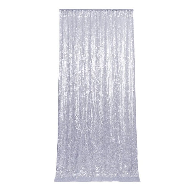 LNGOOR Sequin Curtain - Solid Color - Shiny Long Glitter - Foldable - Party Decoration - Easy Installation - Wedding Party Sequin Panel - Party Favors