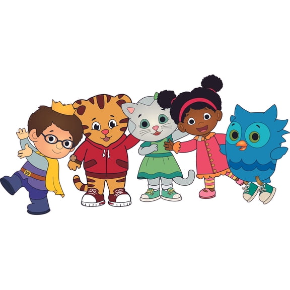 DS Designs Vinyl Nursery Art Daniel Tiger's Neighborhood Characters Wall Decal