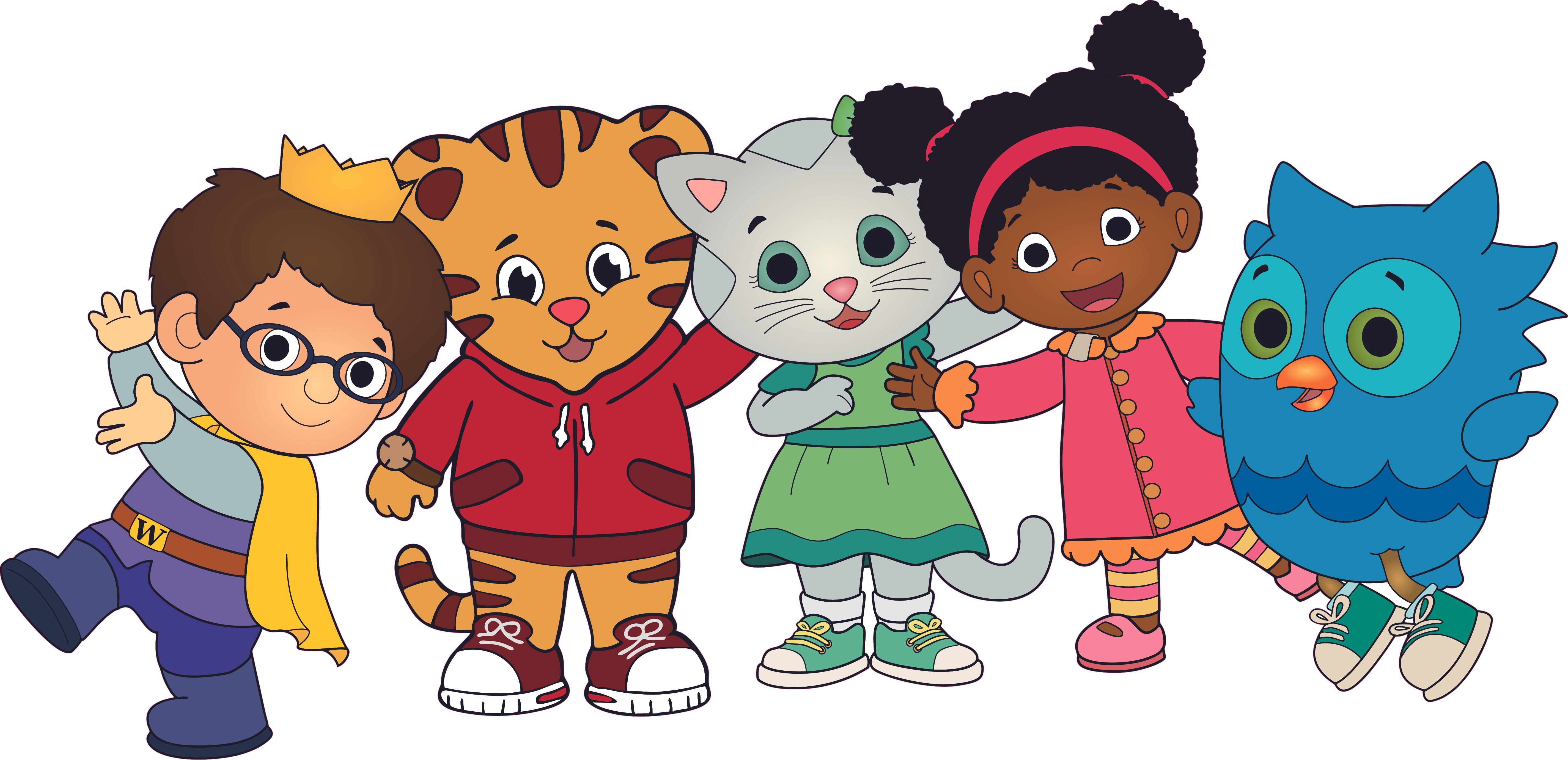 Vinyl Nursery Art Daniel Tiger s Neighborhood Characters Wall Decal