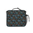 thumbnail image 3 of Game Controller Black Pattern Insulated Lunch Bag with Shoulder Strap and Bottle Holder,Bento School Lunch Bag Box,11x9.5x3.5 Inches, 3 of 5