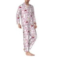 thumbnail image 2 of KLL Easter Rabbit Sleepwear Mens Flannel Pajamas,Long Cotton Pj Set, 2 of 7