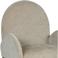 thumbnail image 5 of Meridian Furniture Waldorf Beige Chenille Fabric Dining Arm Chair, 5 of 8