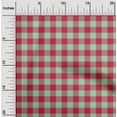 thumbnail image 1 of oneOone Cotton Poplin Mint Green Fabric Gingham Check Sewing Fabric By The Yard Printed Diy Clothing Sewing Supplies 42 Inches Wide, 1 of 4