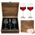 thumbnail image 1 of Juego de copas de vino AW BRIDAL Mr. & Mrs. con sacacorchos y caja, 1 of 9