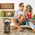 Margaritaville Tiki Torch Waterproof Bluetooth Speaker, Portable
