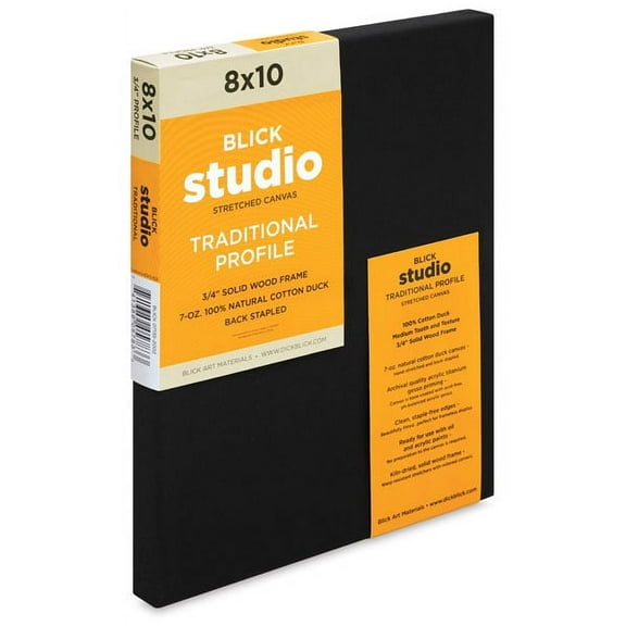 Blick Studio Cotton Canvas - 8" x 10", Traditional Profile