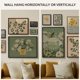 thumbnail image 5 of Marco de fotos de pared opuesta, madera maciza de roble negro, 51 x 51 cm, 5 of 8