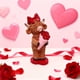 thumbnail image 5 of Specollect 3 Pcs Highlands Cow Couple Resin Figurine, Valentine's Wedding Gift, Handcrafted Home Decor, Red Scarf Ornament for Mantel Shelf, 5 of 6
