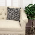 thumbnail image 3 of Parkland Collection Carmela Transitional Gray Beaded Throw Pillow, 3 of 7
