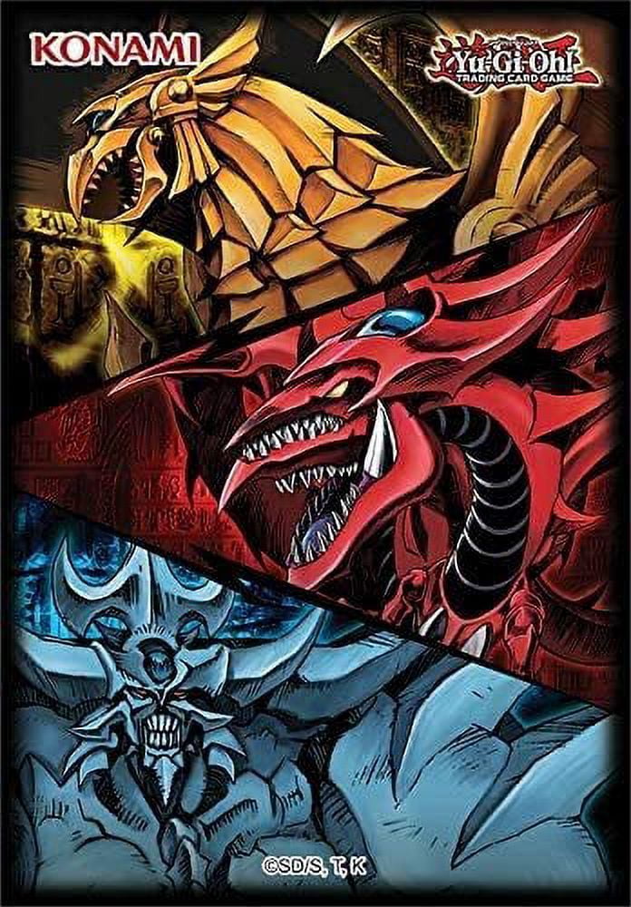 yugi and slifer card sleeves Amazon.com: YuGiOh Konami Official Duelist Card Sleeves Slifer Yugi 50  Count : Toys & Games