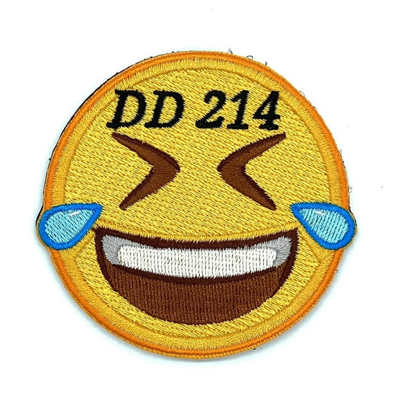 DD-214 Patch - With Hook and Loop, 3"