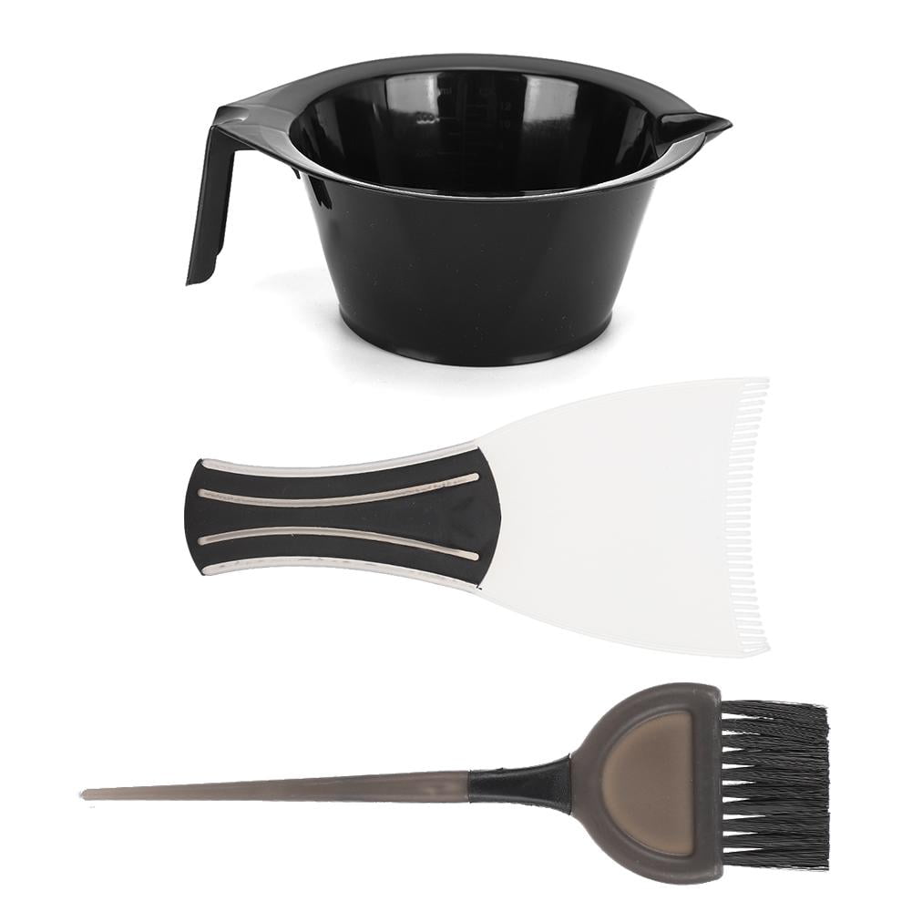 Tebru Highlights Tool,Hair Dye Bowl,3pcs Hair Dyeing Board Dye Cream Applying Hair Coloring Bowl