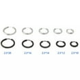 thumbnail image 3 of EOEMY 1Pair Surgical Steel Segment Nose Septum Clicker Ear Helix Tragus Ring Hoop Punk-Gold-2.5*20mm, 3 of 9