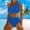 Blue, variant on One Piece Swimsuit Women Tummy Control Swim Suits for Women 2025 Trendy Women Cutout Swimsuits One Shoulder Ruffle Cut Out Bathing Suit Swimwear Monokini 2025 Army Green Xxl