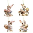 thumbnail image 2 of FYHALE Easter Kawaii Bunny 2D Acrylic Hanging Decoration, 2 of 6