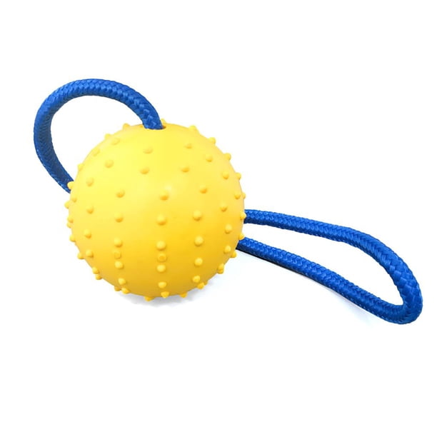Cuerda De Goma Juguete De Bola Cuerda Flexible Molar Masticar Juguete Interactivo Portátil Molar Juguete No Tóxico Cuerda De Limpieza De Dientes Bola Para Mascotas Hogar Al Aire Libre seitruly PT001684-01