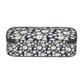 thumbnail image 5 of Uemuo Daisy Floral Printed Large Pencil Case, Big Capacity Pencil Pouch Stationery Pen Bag, Storage High Capacity Bag Pouch Holder Box Organizer, Marker Pen Case, 5 of 9