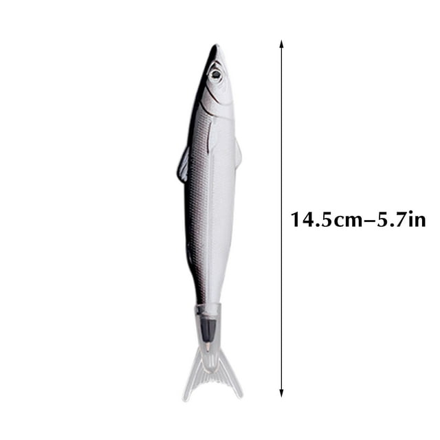 Stylo-bille Poisson Mignon Recharges Remplaçables Série Marine Créative Stylo-Bille Style Poisson 5 ml