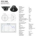 thumbnail image 7 of Sound Town 18" 750W Cast Aluminum Frame Woofer (Low Frequency Driver), Replacement Woofer for PA/DJ Subwoofer Cabinets (STLF-18AS), 7 of 7