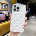 thumbnail image 2 of for iPhone 15 Plus Glitter Bling Case for Women, Cute Heart Bling Rhinestones Diamond Sparkle Shiny Soft TPU Silicone Shockproof Slim Girls Protective Case for iPhone 15 Plus 6.7 Inch (White), 2 of 4