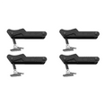 thumbnail image 1 of 4 Pcs Flexible Door Draw Latch Lock 3.8 Inch Replacement Soft Rubber Black Over-Center C7-10, 1 of 5