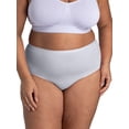 thumbnail image 4 of Fit for Me by Fruit of the Loom Women's Plus Size Cotton Stretch Brief Panties, Full Coverage, 6-Pack, Sizes 1X-5X, 4 of 9