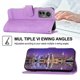 thumbnail image 4 of Funda romántica para Xiaomi 12, 12x y 12s con cordón, orificio para altavoz, ranuras para tarjetas, función billetera, función atril y protección contra caídas., 4 of 5