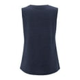 thumbnail image 5 of Gpoecd Débardeurs à Col Rond pour Femmes Débardeur Imprimé Café Sans Manches T-Shirt Camisole Hauts pour Femmes 06_Navy,TTG, 5 of 5