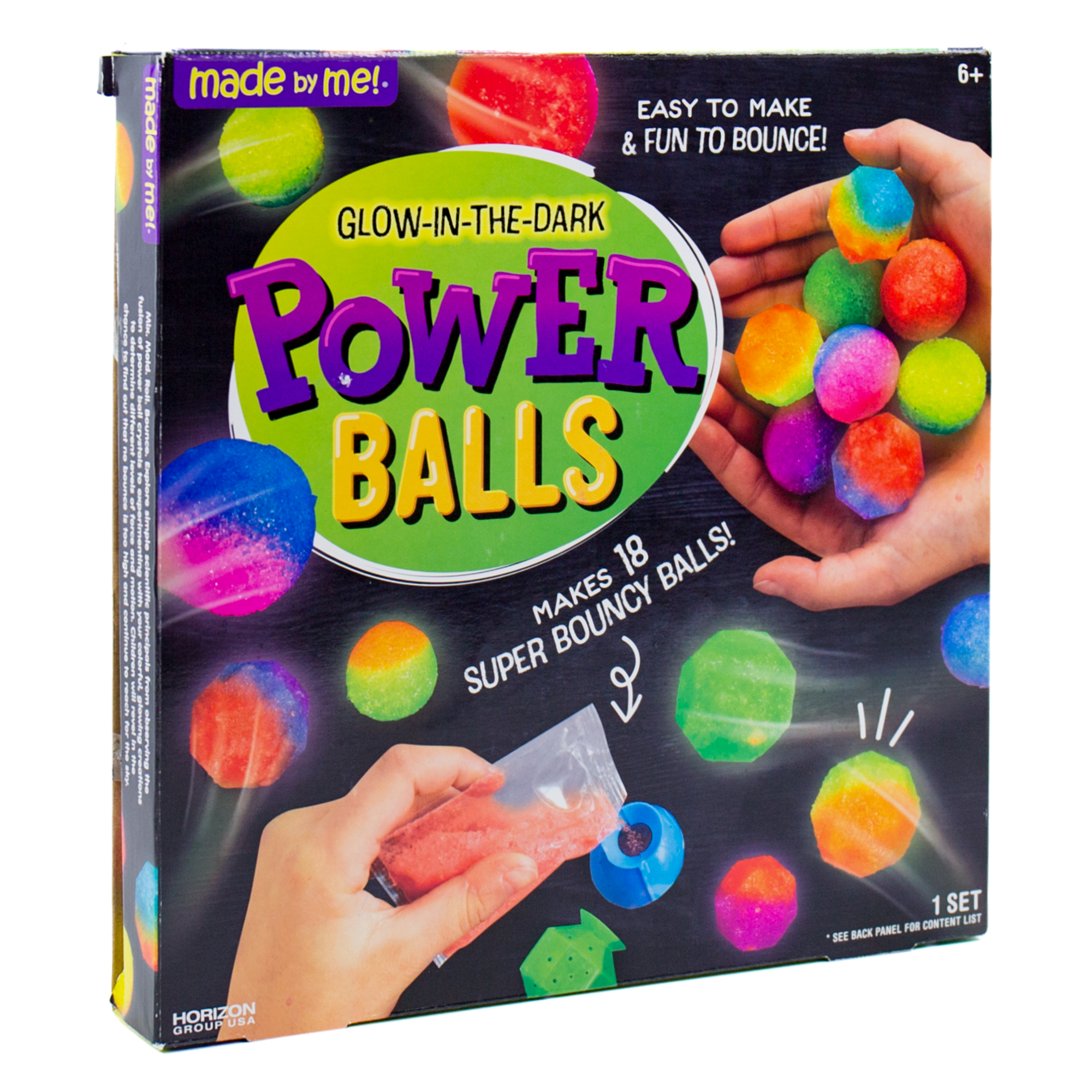 Made By Me Glow-in-the-Dark Power Balls Craft Kit photo 5