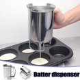 thumbnail image 2 of MesaSe Cupcake Batter Dispenser Funnel Pancake Maker Dough Dropper Design For Baking Cupcakes Pancakes Waffles Cookies, 2 of 5