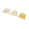 thumbnail image 3 of Popcorn Container, Large Capacity Occupy Little Space Top Opening Popcorn Cups  for Graduation Anniversary for Shower Gold, 3 of 7