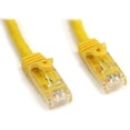 thumbnail image 2 of StarTech 10ft CAT6 Ethernet Cable - Yellow CAT 6 Gigabit Ethernet Wire -250Mhz 100W PoE++ RJ45 UTP Category 6 Network Patch Cord Snagless (N6PATCH10YL), 2 of 13