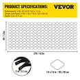 thumbnail image 4 of VEVOR Ground Grid, 1885 lbs per sq ft Load Geo Grid, 2" Depth Permeable Stabilization System for DIY Patio, Walkway, Shed Base, Light Vehicle Driveway, 4 of 9