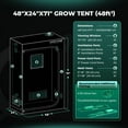 thumbnail image 5 of MARS HYDRO 2x4 Grow Tent Kit Complete System w/300W TSL2000 4x2 Dimmable Light,48"x24"x71" 1680D Grow Tent,4inch 26.8dB,205CFM Smart Ventilation Kit,10 Speed Clip Fan, 5 of 18