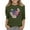 Z3 Green, variant on Toddler Child Girls Tee Short Sleeved T Shirt Cartoon Independnet Day Printed Pure Color Crewneck Casual Tops size 6-7T