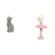 thumbnail image 1 of Figura de escritorio,Estatua de gato,linda estantería,escritorio,decoración del hogar,Estatua de la bailarina,Estatua de niña de ballet Escultura de niña de resina Artesanía,Figura de, 1 of 8
