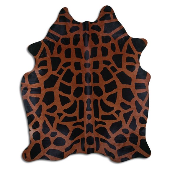 Enthusiast PRINTED cowhide rugs for sale GIRAFFE ON CAMEL rug