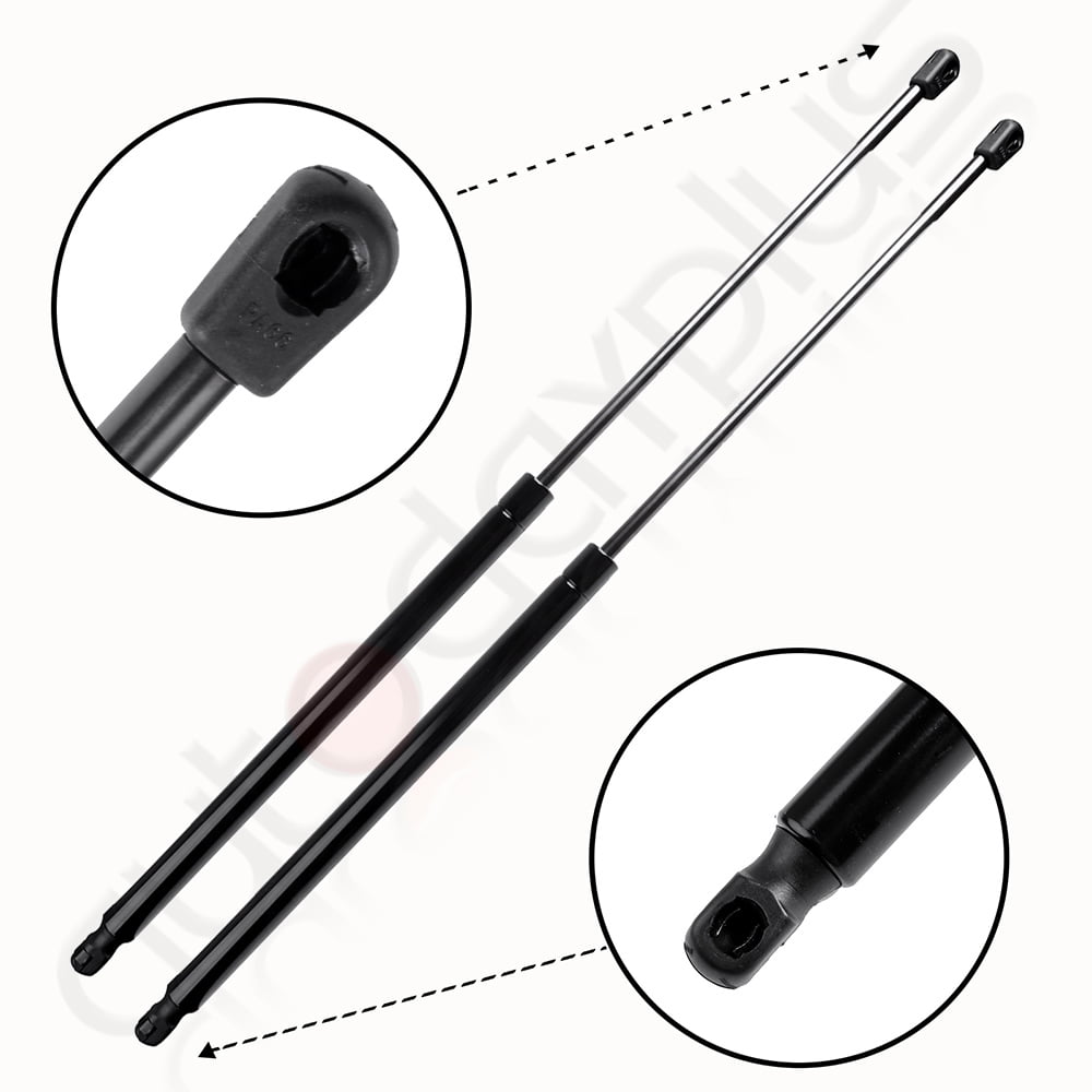 2 Qty Undercover Lift Support Gas Spring Extended 27" Force 45 Lbs