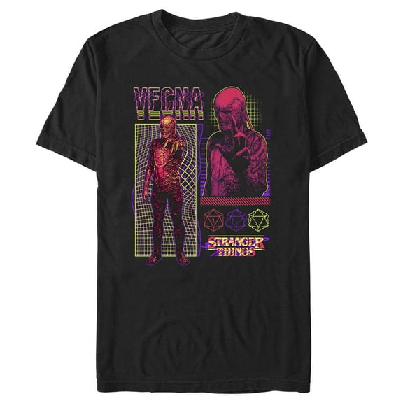 Netflix Men's Stranger Things Vecna Evil Villain Graphic T-Shirt