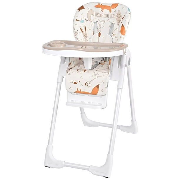 Foldable Baby High Chair, Baby Feeding Highchair Dining Chair with